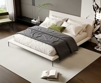 Modern Double Bed-ID:147438051