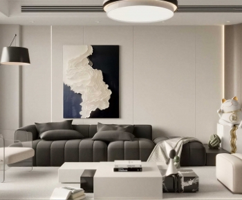 Modern A Living Room-ID:721826086