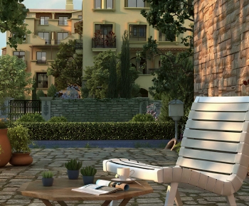 Modern Courtyard/landscape-ID:756750119