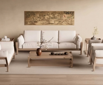 New Chinese Style Sofa Combination-ID:191346885
