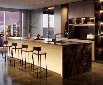 Modern Dining Room-ID:802912957