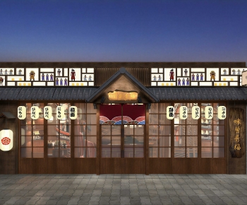 New Chinese Style Facade Element-ID:139792926