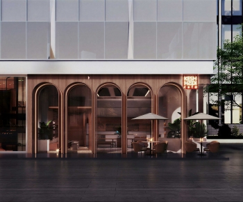 Modern Facade Element-ID:131509344