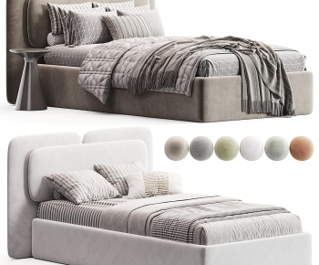 Modern Double Bed-ID:285805941