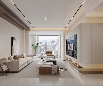 Modern A Living Room-ID:625622039