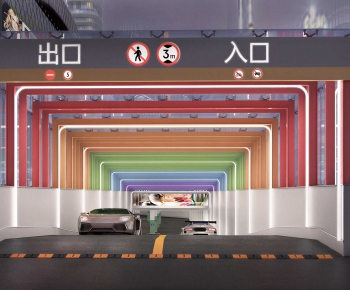 Modern Facade Element-ID:961349014