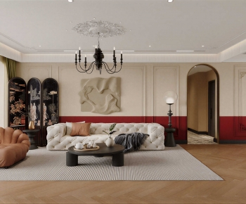 French Style A Living Room-ID:323970089