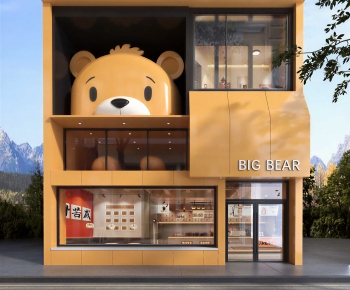 Modern Facade Element-ID:969196084