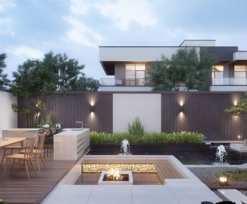 Modern Courtyard/landscape-ID:280915028