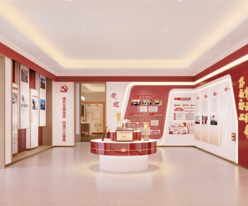 Modern Exhibition Hall-ID:645469908