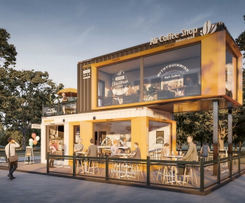 Modern Appearance Of Commercial Building-ID:334791903