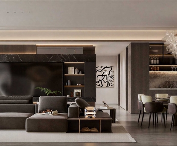 Modern A Living Room-ID:237889059