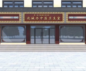 New Chinese Style Facade Element-ID:607038972