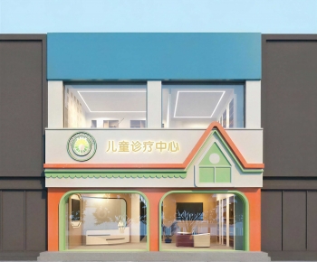 Modern Facade Element-ID:225697047