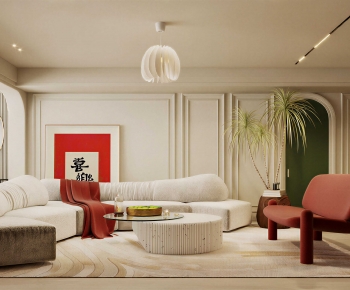 Modern A Living Room-ID:811208013