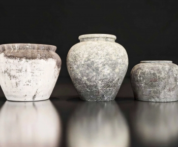 Wabi-sabi Style Clay Pot-ID:799290908