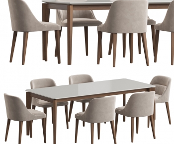 Modern Dining Table And Chairs-ID:532474047