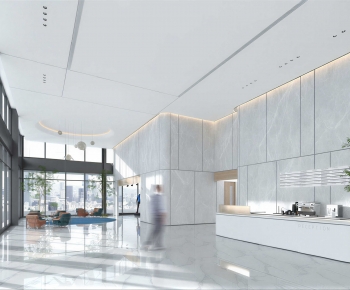 Modern Office Reception Desk-ID:185244083