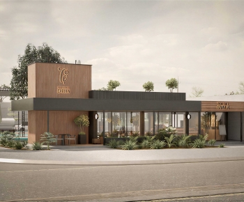 Modern Appearance Of Commercial Building-ID:588407048