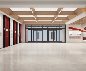 Modern Exhibition Hall-ID:783864025