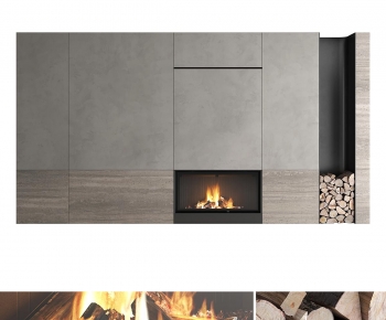 Modern Fireplace-ID:840374959