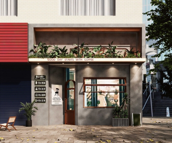 Modern Facade Element-ID:708919059