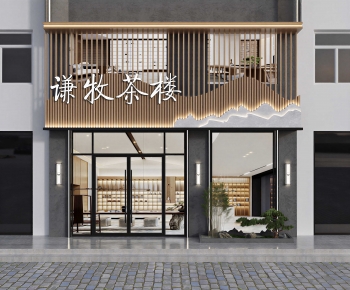 New Chinese Style Facade Element-ID:710407977