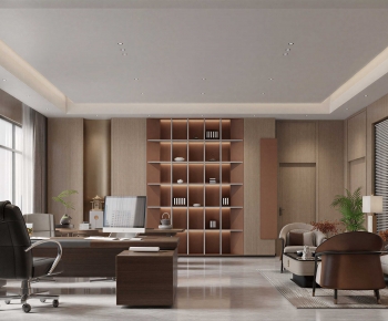 Modern Manager's Office-ID:112057925