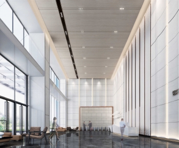 Modern Office Reception Desk-ID:225157026