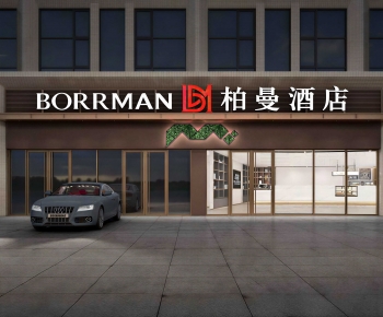 Modern Facade Element-ID:550680223