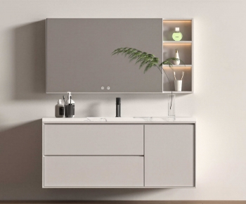 Modern Bathroom Cabinet-ID:109091041
