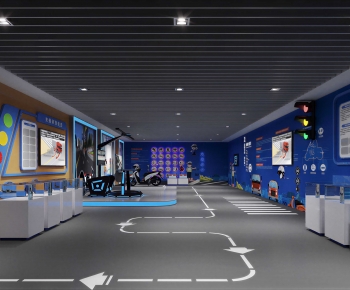 Modern Exhibition Hall-ID:424927956