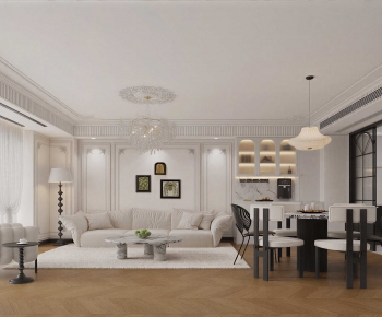 French Style A Living Room-ID:902950865