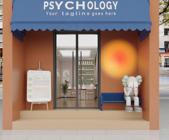 Modern Facade Element-ID:738948112