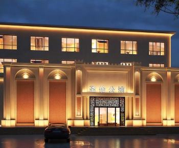 Modern Facade Element-ID:422512059