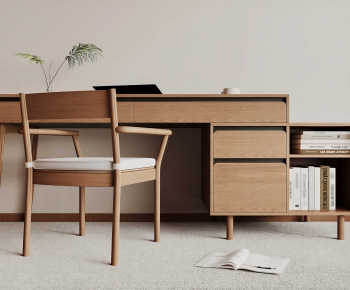 Modern Computer Desk And Chair-ID:303230364