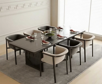 Modern Dining Table And Chairs-ID:949879883