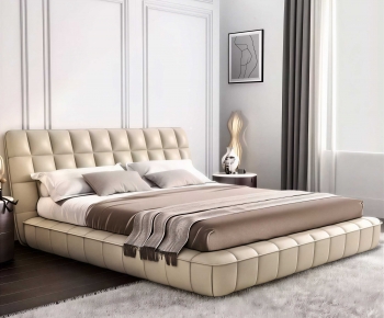 Modern Double Bed-ID:451075084