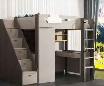 Modern Bunk Bed-ID:368302112