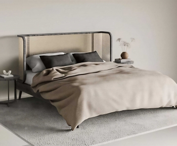 Modern Double Bed-ID:801712998