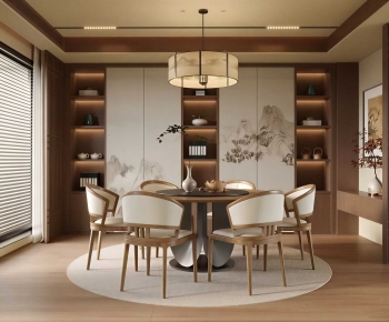 New Chinese Style Dining Room-ID:623033055