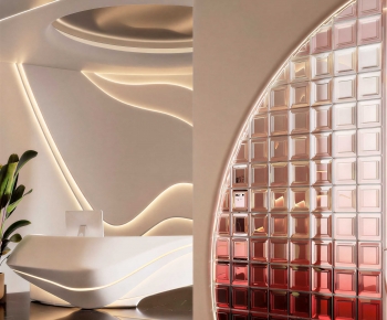 Modern Office Reception Desk-ID:202053077