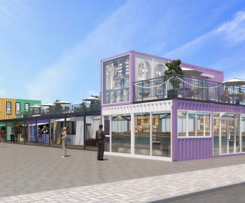 Modern Appearance Of Commercial Building-ID:954181917