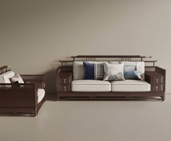New Chinese Style A Sofa For Two-ID:843765978