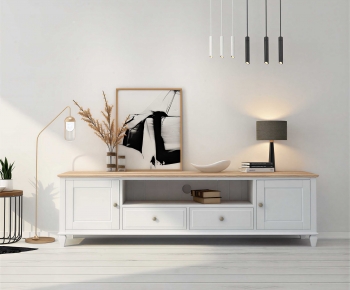 Simple European Style TV Cabinet-ID:585020076