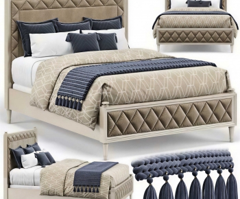 Modern Double Bed-ID:704740054