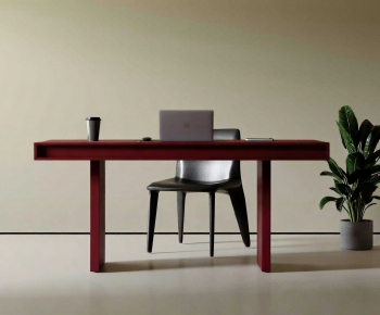 Modern Computer Desk And Chair-ID:844484091