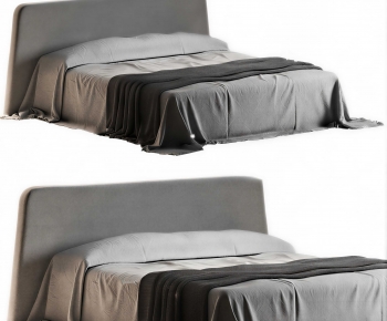 Modern Double Bed-ID:756968981