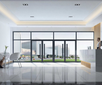 Modern Office Reception Desk-ID:314207087