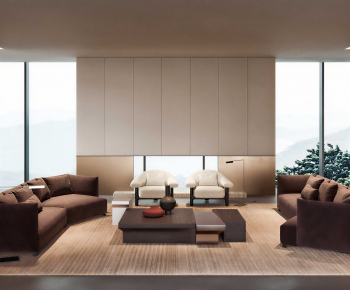 Modern A Living Room-ID:615741979